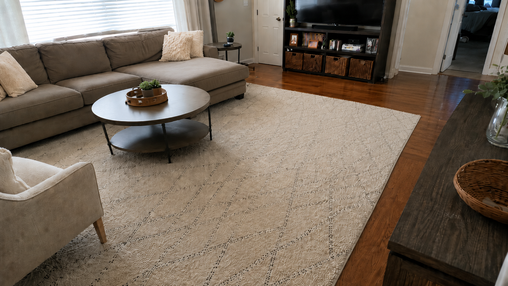 Living room after cleaning